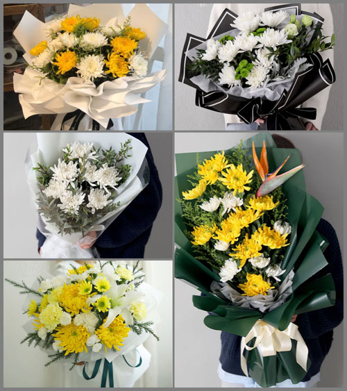 山东济宁嘉祥县嘉祥街道高庄村白事花束代送